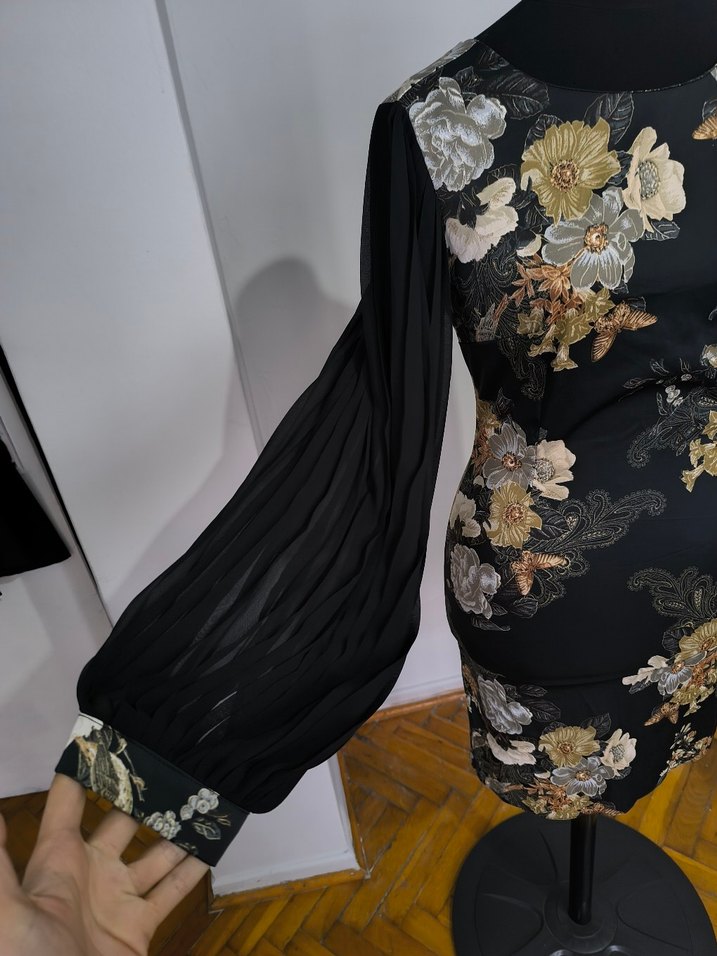 Bohem Straplez Mini Kadın Elbise - Görsel 3