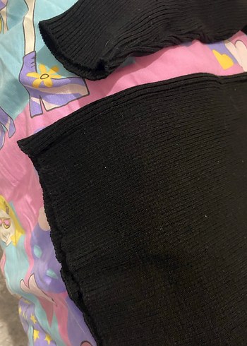 Siyah Düğmeli Balıkçı Yaka Kadın Triko - Görsel 2