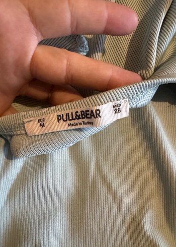 Mavi Askılı Kadın body - Görsel 5