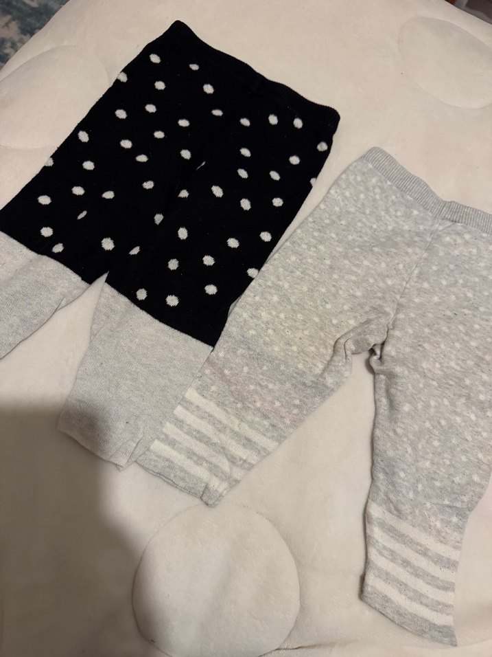 Kız bebek  Pamuklu Tayt 2li - Görsel 4