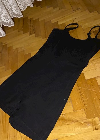 Kadın Siyah Mini Tulum - Görsel 2