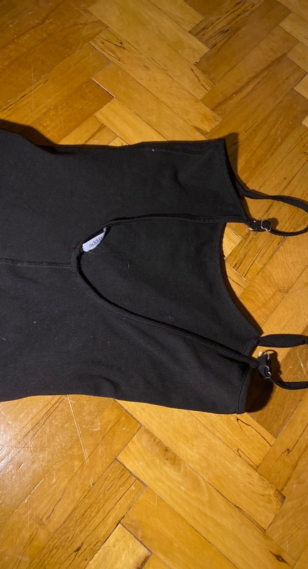 Kadın Siyah Mini Tulum - Görsel 3