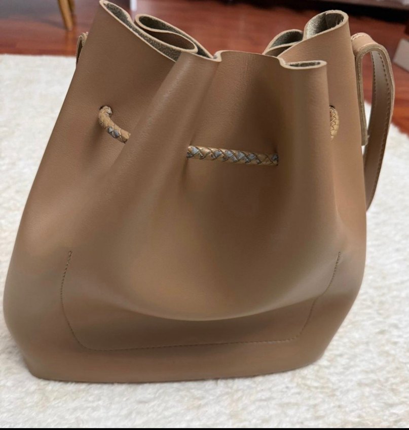 Mudo Açık Kahve Deri Kadın Çanta - Görsel 3