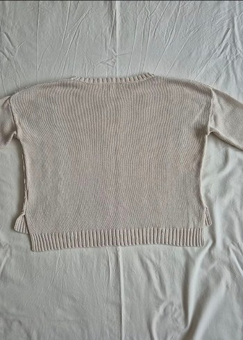 Bej Örgü Kadın Kazak - Görsel 3