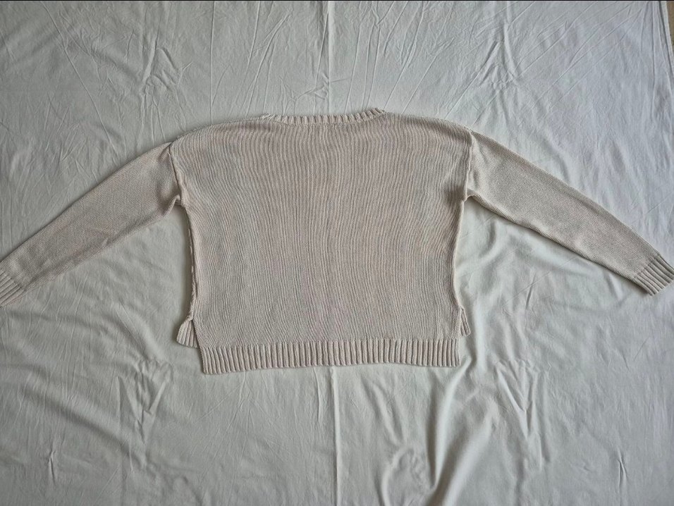 Bej Örgü Kadın Kazak - Görsel 3