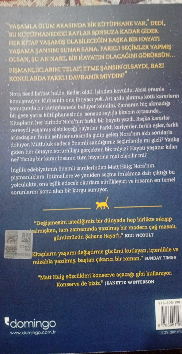 Matt Haig - Kütüphanesi Romanı - Görsel 2