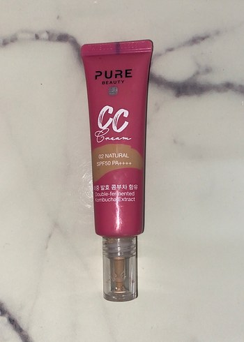 Pure Beauty CC Krem SPF50 PA++++ 02 Natural - Görsel 2