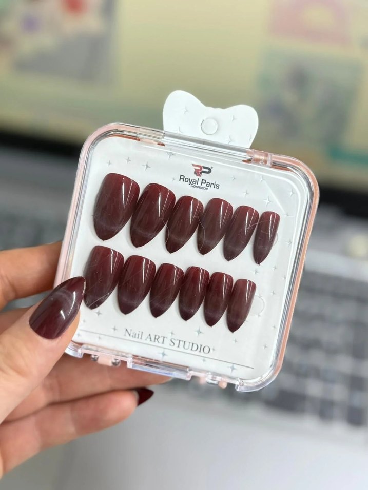 İstediğiniz 3 Takim  Takma Tırnak Seti  Orta Uzunluk - Görsel 2