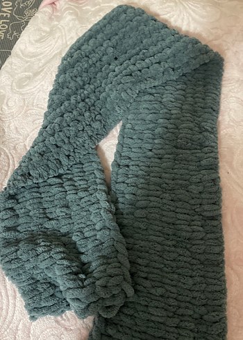 Gri Kadın Triko Şal - Görsel 2