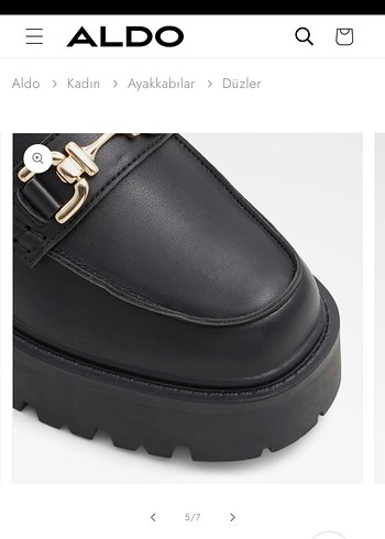 Siyah Altın Tokalı Kadın Loafer - Görsel 2