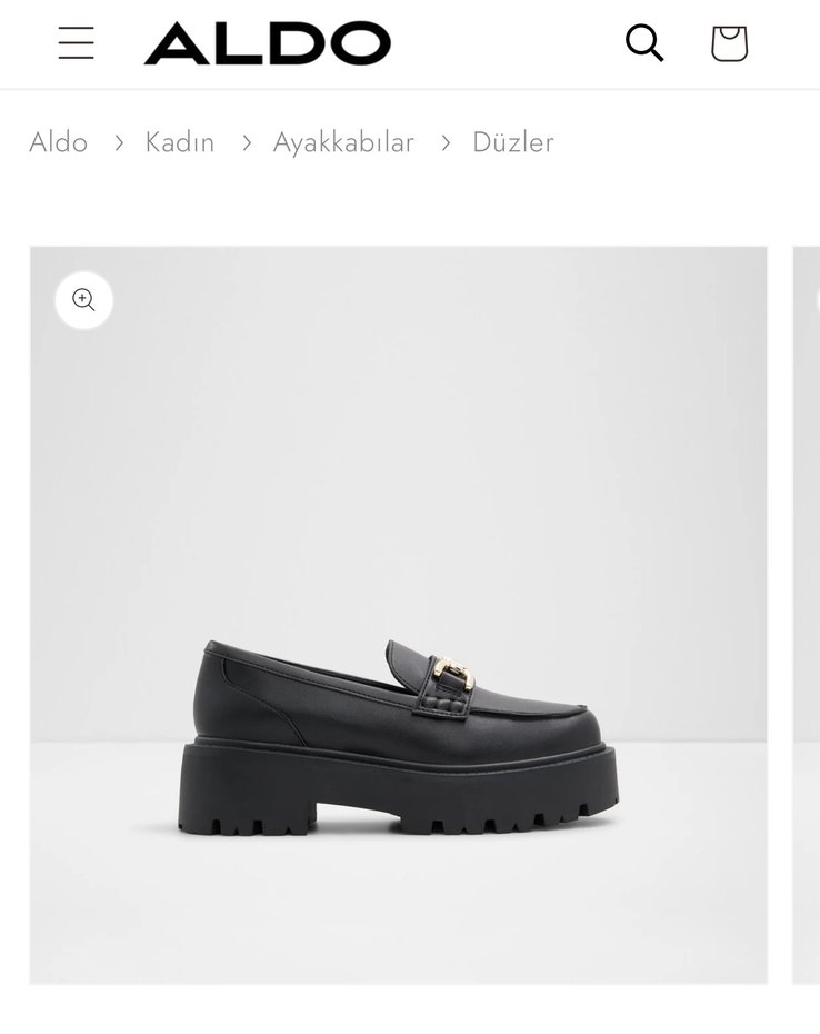 Siyah Altın Tokalı Kadın Loafer - Görsel 5