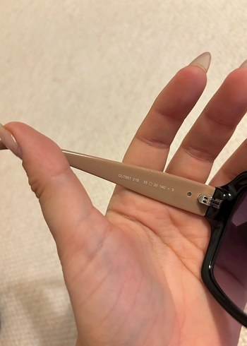 Guess Kadın Gri Bej Parlak Gözlük - Görsel 7