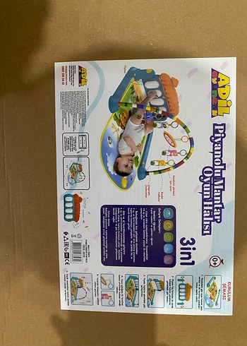 Renkli Bebek Oyun Halısı ve Aktivite Merkezi - Görsel 5