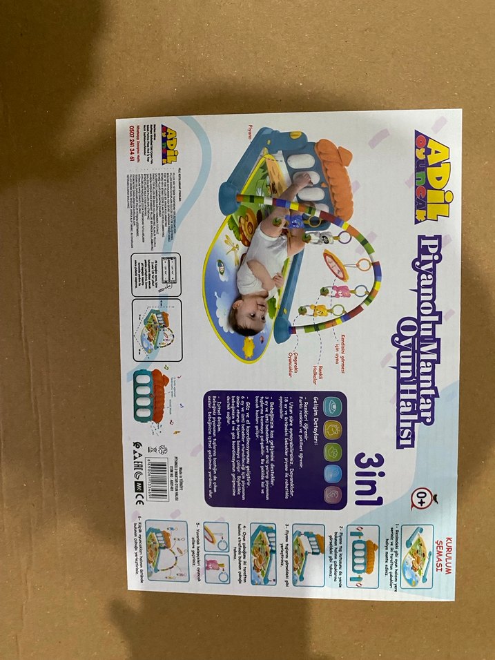 Renkli Bebek Oyun Halısı ve Aktivite Merkezi - Görsel 5