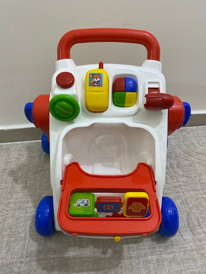 Çok Renkli Bebek Yürüteci - Görsel 4