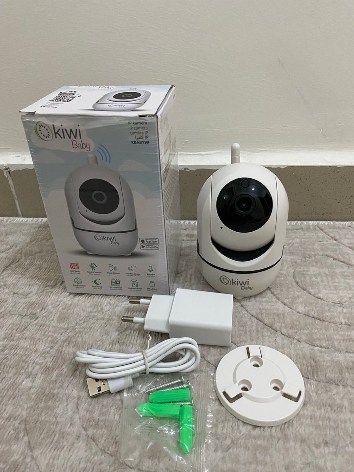 Beyaz Kiwi Baby Bebek Kamerası - Görsel 3