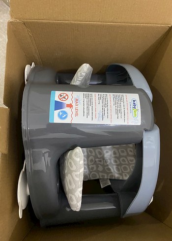 Gri Babyjem Bebek Mama Sandalyesi - Görsel 3