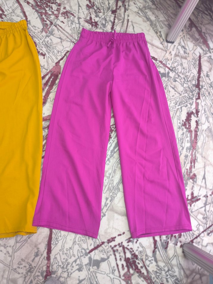 Rahat Kesim Renkli Kadın Kumaş Pantolon 2li 200 - Görsel 4