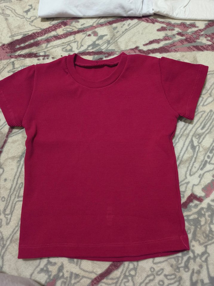 Rahat Kesim, Kısa Kollu, Desenli Kız Tişörtü 6lı 250 - Görsel 4