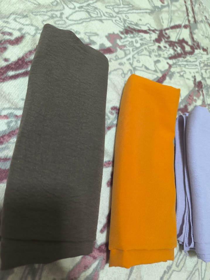 Kadın Çok Renkli  pamuk Şal 4 lü - Görsel 2