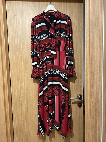 Adl cengiz abazoğlu koleksiyonu maksi elbise