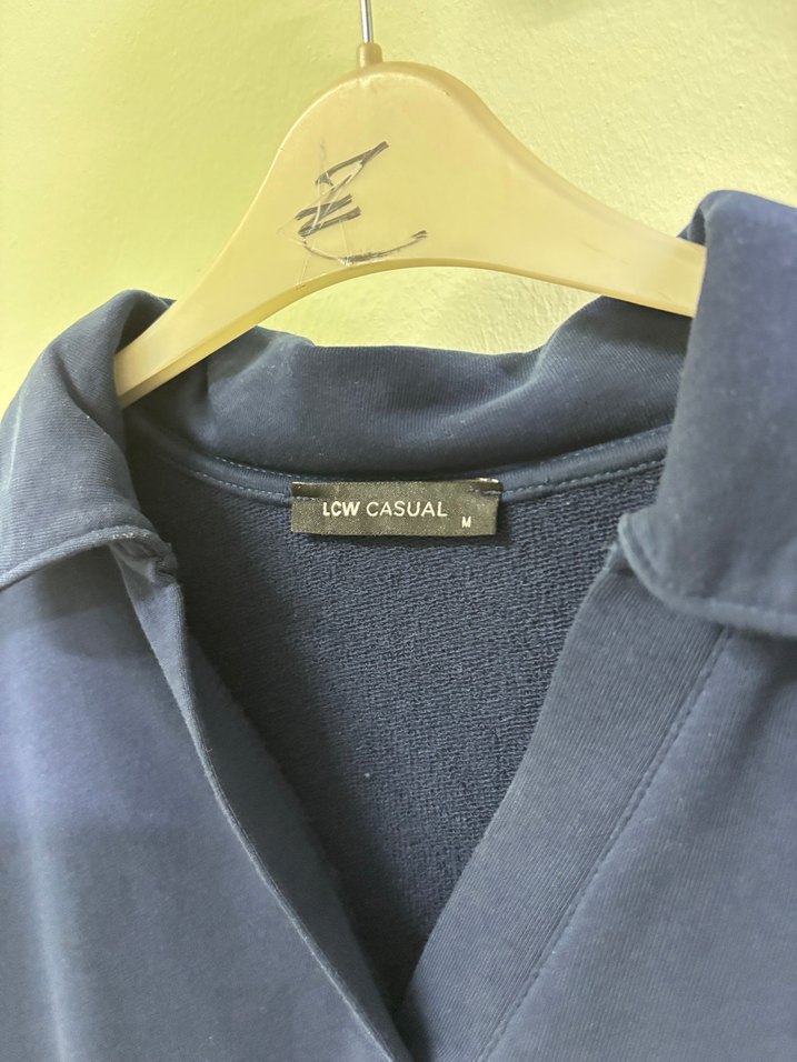 Mavi Kadın Polo Yaka Sweatshirt - Görsel 2
