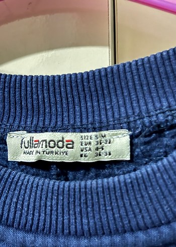 Kadın Lacivert Oversize Sweatshirt - Görsel 6