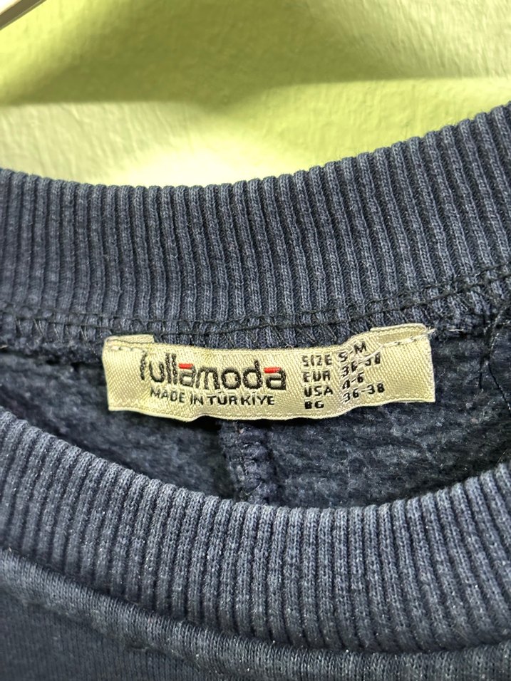 Kadın Lacivert Oversize Sweatshirt - Görsel 3