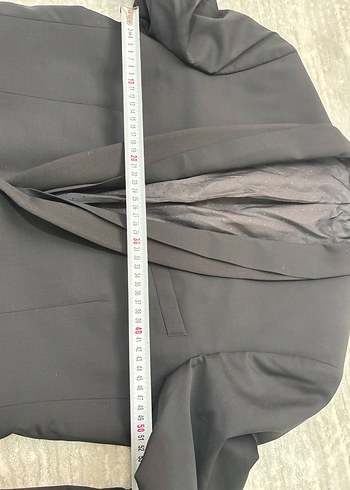 Siyah Düğmeli Erkek Takım Elbise Ceket - Görsel 8