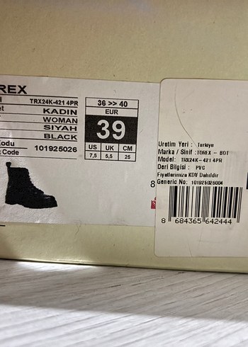 Siyah Bağcıklı Platform Topuklu Kadın Bot - Görsel 6