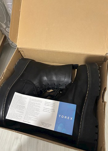 Siyah Bağcıklı Platform Topuklu Kadın Bot - Görsel 7