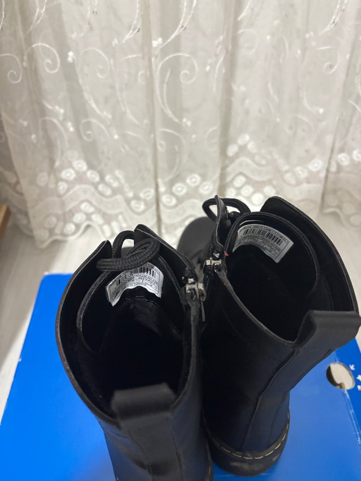 Siyah Bağcıklı Platform Topuklu Kadın Bot - Görsel 5