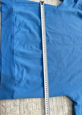 Mavi Rahat Kesim Kadın Sweatshirt - Görsel 5