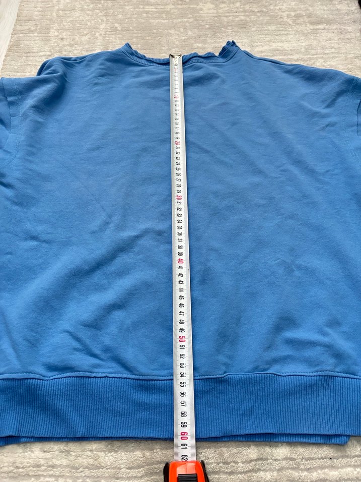 Mavi Rahat Kesim Kadın Sweatshirt - Görsel 4