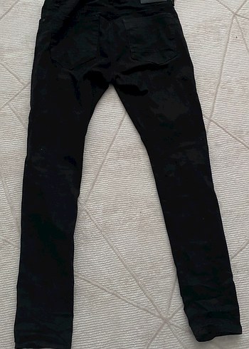 Erkek Siyah Regular Fit Denim Pantolon - Görsel 3