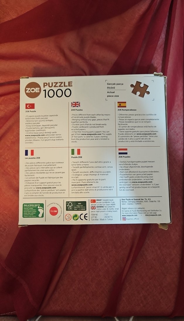 Zoe Landscape 1000 Parça Puzzle - Görsel 2