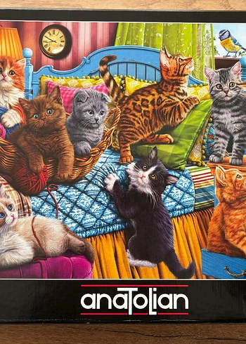 Anatolian Kedi Temalı 1000 Parça Puzzle - Görsel 2