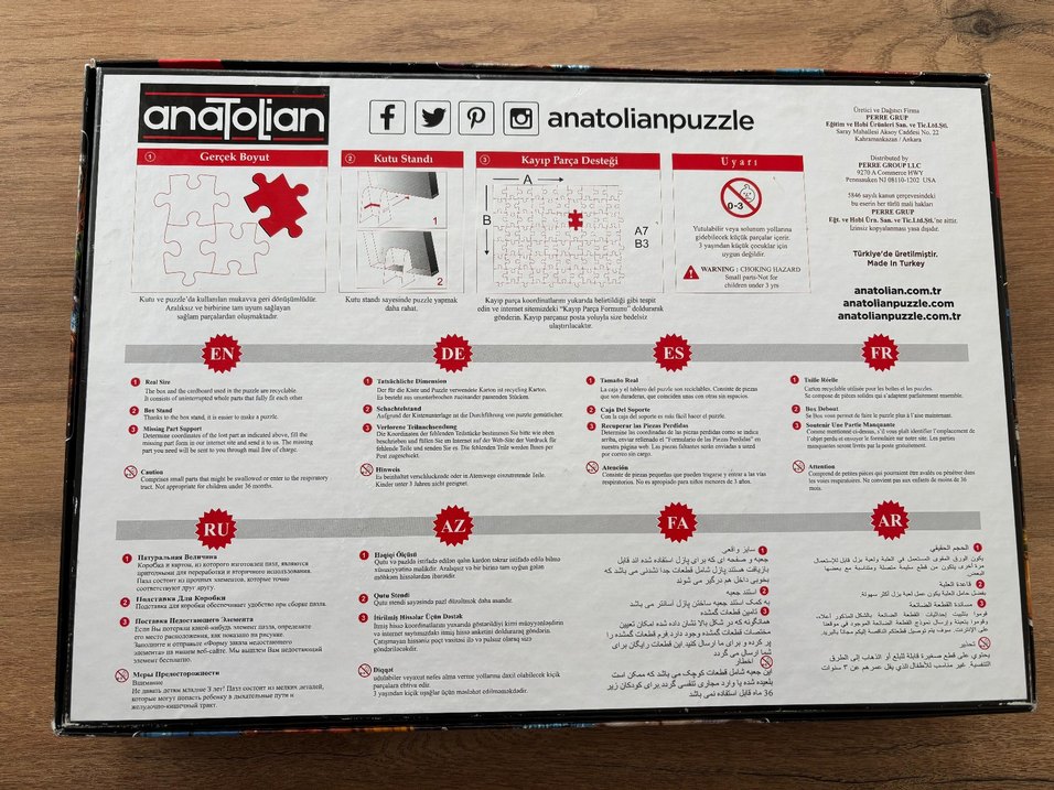 Anatolian Kedi Temalı 1000 Parça Puzzle - Görsel 3