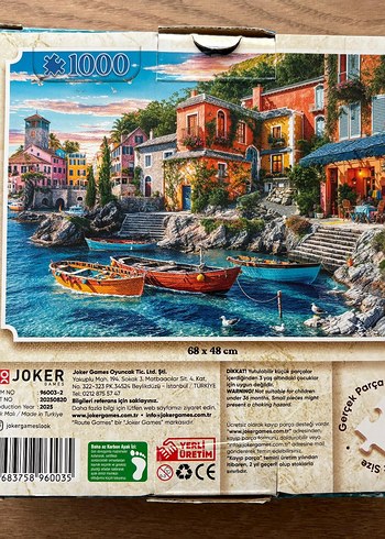 Route 1000 Parça Puzzle - Cafe in the Bay - Görsel 3