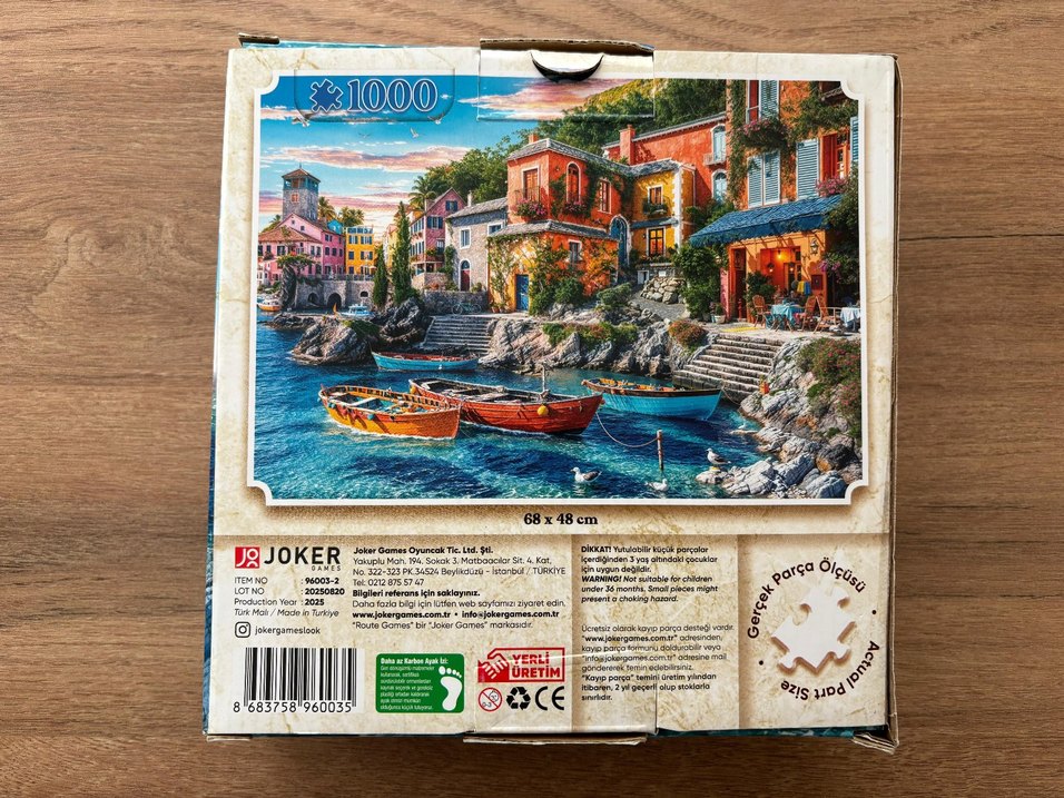 Route 1000 Parça Puzzle - Cafe in the Bay - Görsel 3