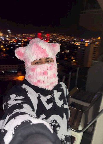 Pembe Örgü Erkek-Kadın Yün Bere - Görsel 6