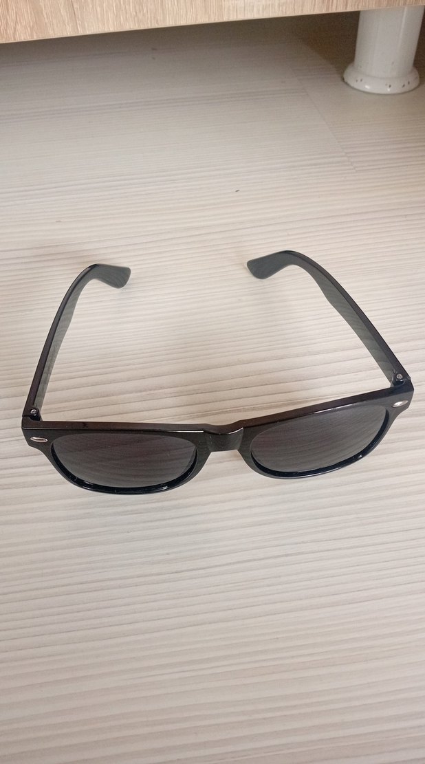 Siyah Klasik Biker Kadın Güneş Gözlüğü - Görsel 2