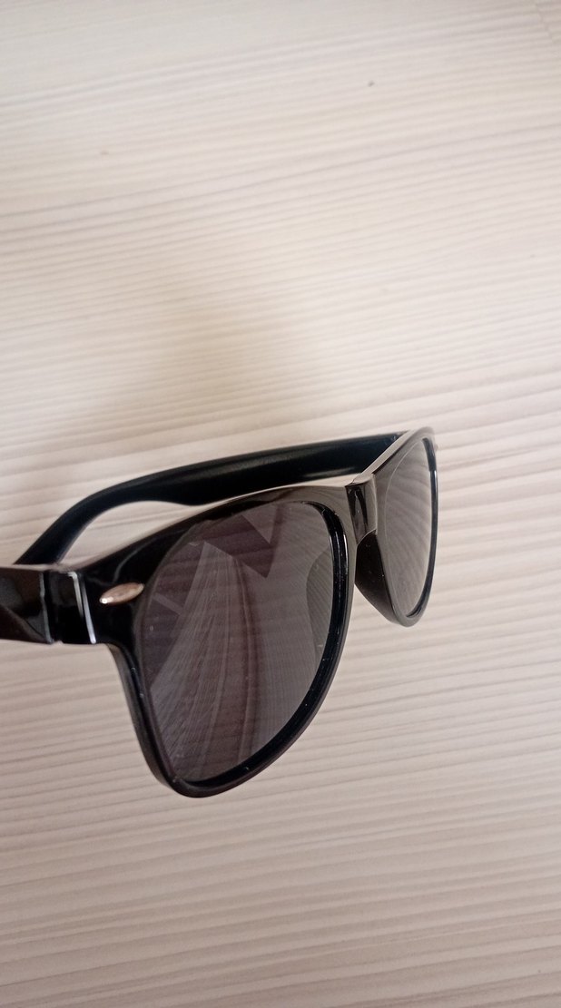 Siyah Klasik Biker Kadın Güneş Gözlüğü - Görsel 4