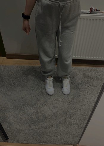 Gri Kadın Rahat Kesim Eşofman Takımı - Görsel 2