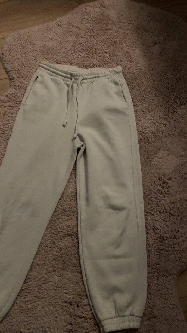 Beyaz Kadın Midi Eşofman Altı - Görsel 2