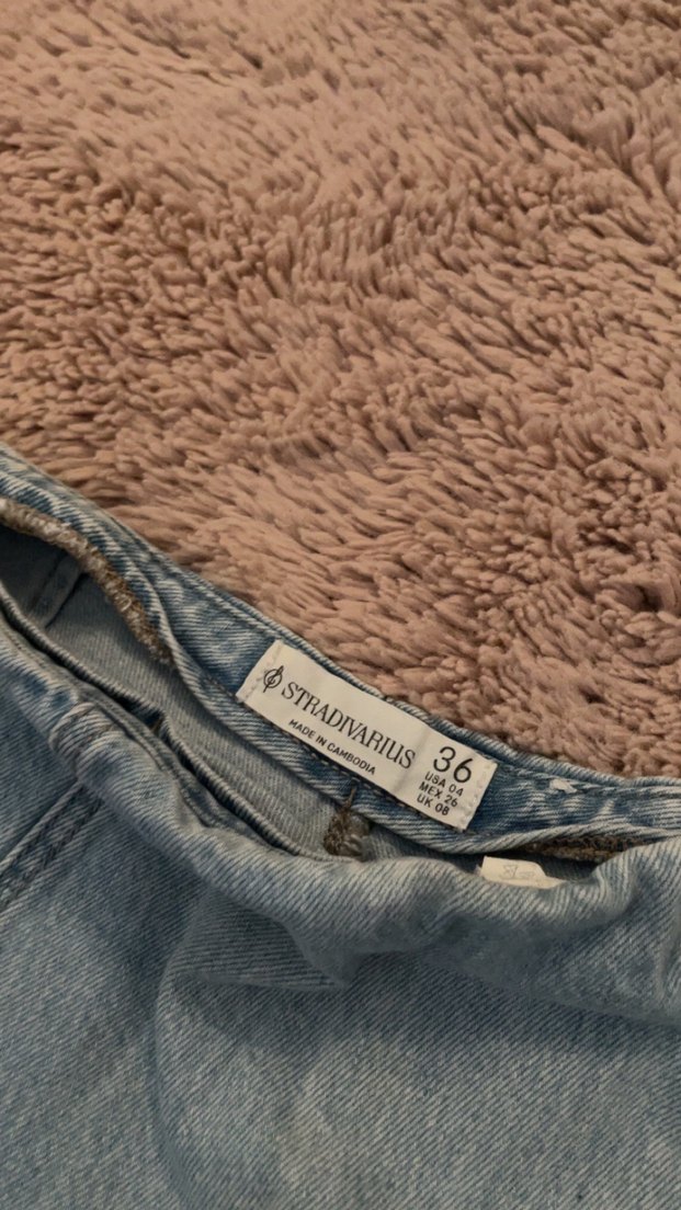 Düğmeli Mavi Kısa Kadın Denim Şort - Görsel 3