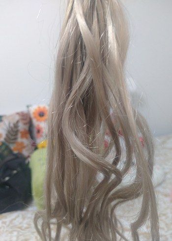 Bej Püsküllü Bohem Saç Aksesuarı - Görsel 5