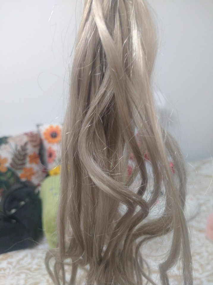 Bej Püsküllü Bohem Saç Aksesuarı - Görsel 5