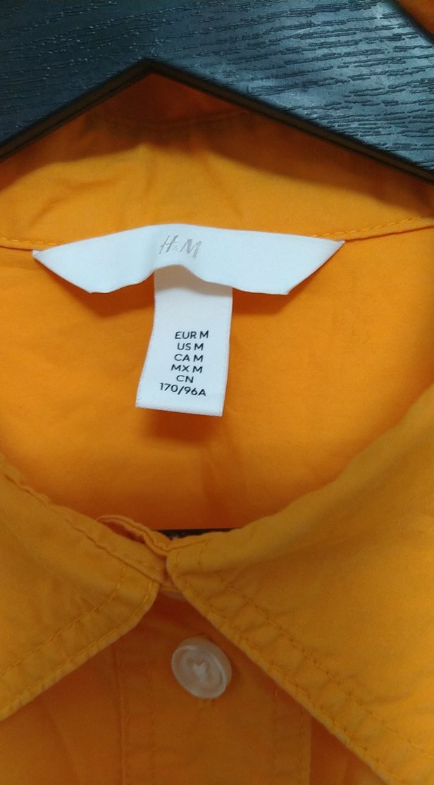 Sarı Kadın Düğmeli Keten Gömlek - Görsel 4