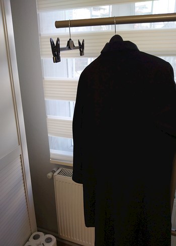 Siyah Kadın Uzun Blazer Ceket - Görsel 5